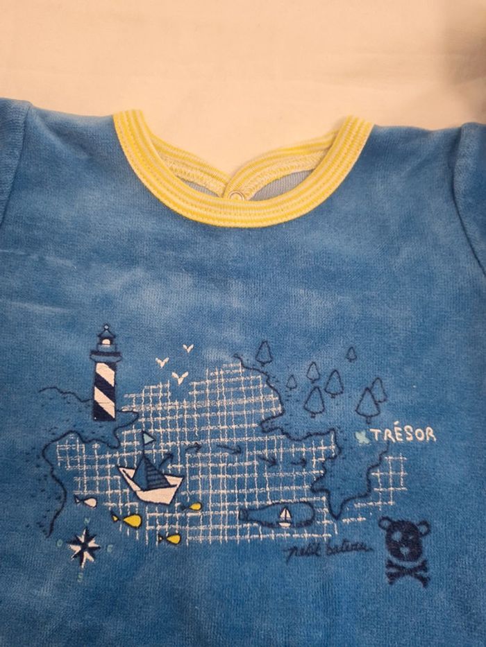 Pyjama grenouillère 3 mois Petit Bateau - photo numéro 3