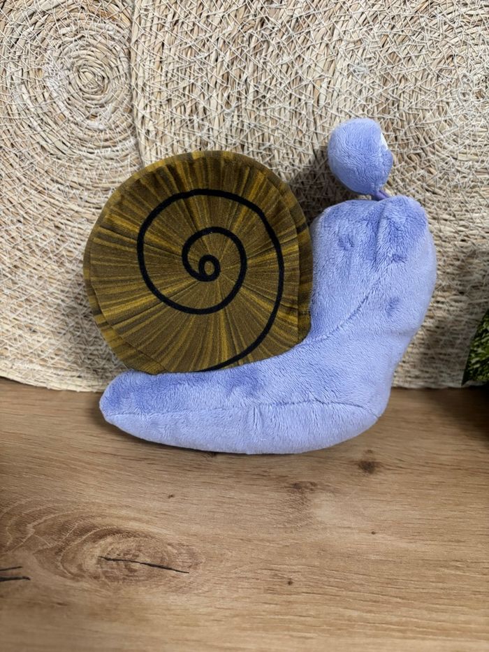 Doudou escargot turbo violet marron dreamworks - photo numéro 3