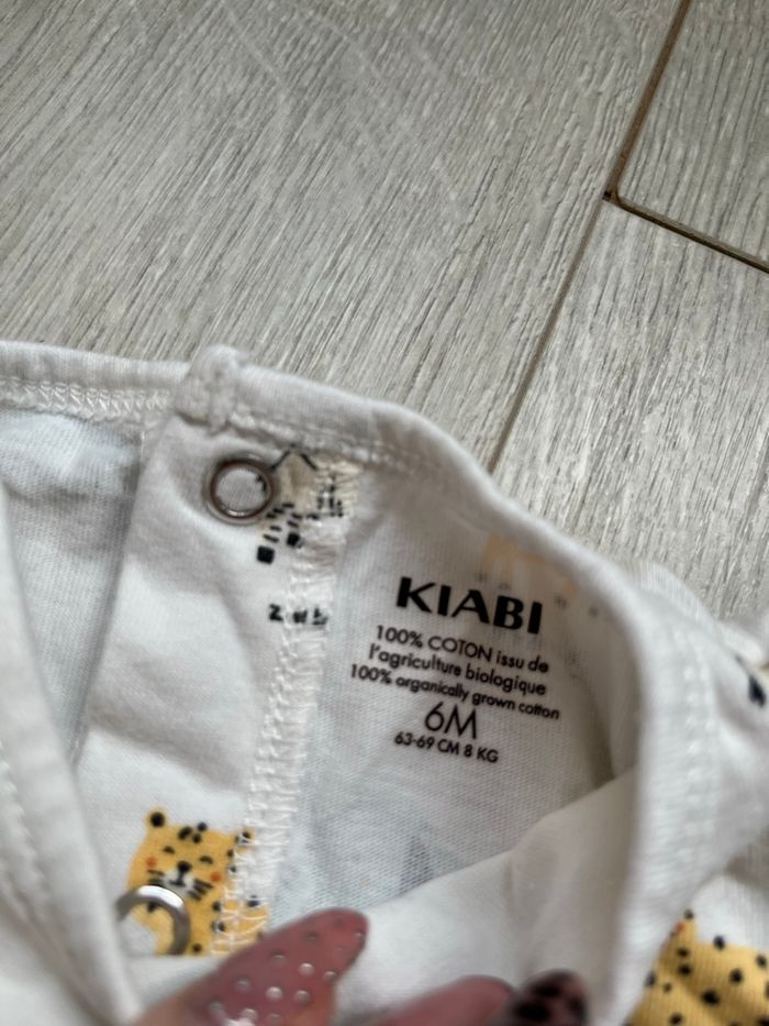 Pyjama motif animalier Kiabi 6 mois - photo numéro 3