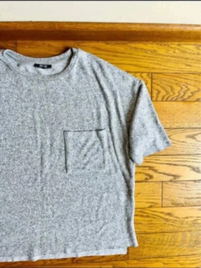 Sublime pull manches mi longues gris Zara taille S doux molletonné