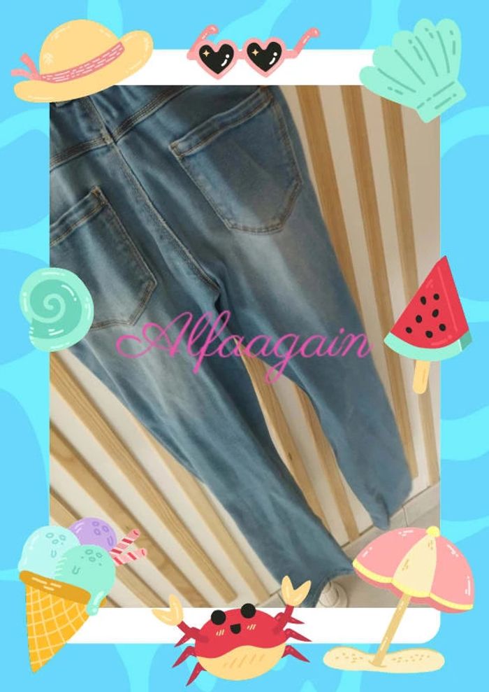 Salopette jean 8ans tao - photo numéro 9