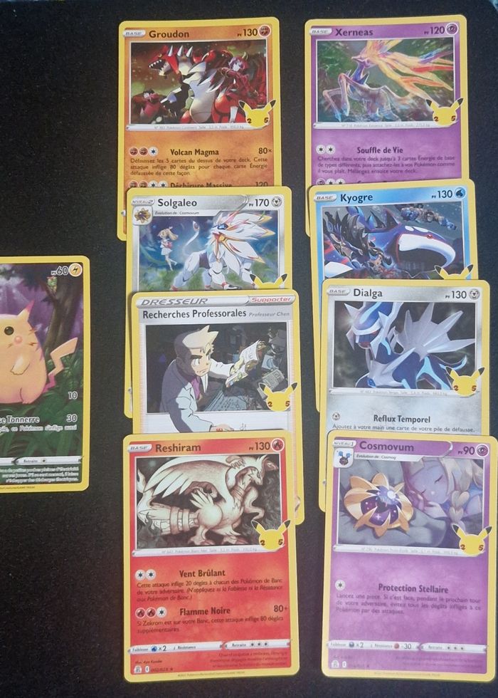 Lot de 17 cartes Pokémon Célébrations 🇫🇷 - photo numéro 3