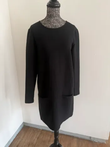 Sessùn – Robe noire manches longues – M