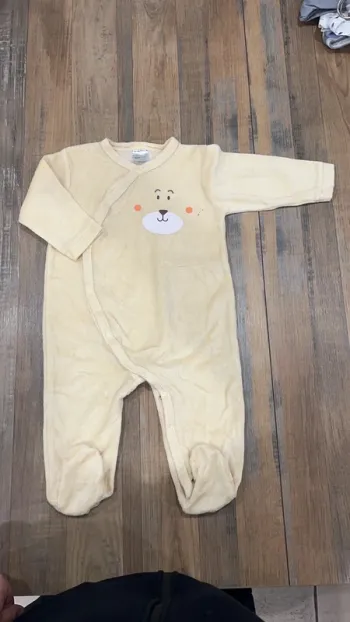 Pyjama velours une pièce