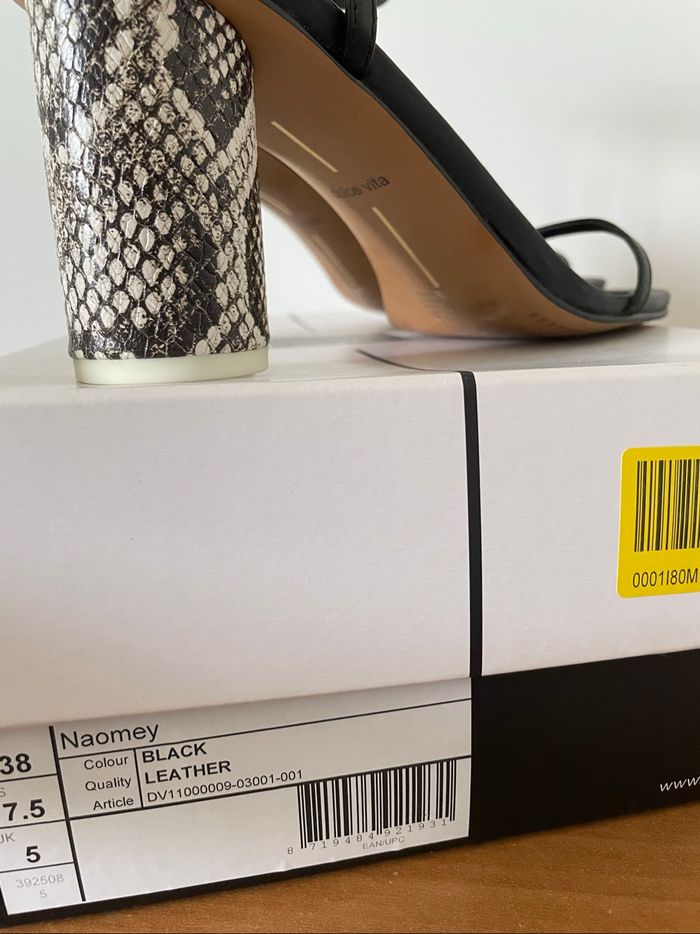 Dolce Vita naomey sandales en cuir noir 38 - photo numéro 7