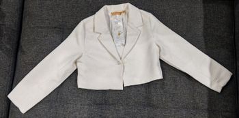 Veste orchestra blanche 6 ans fille neuve