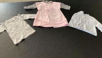 Robe t-shirt et gilet