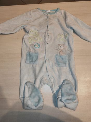 Pyjama tex 12 mois bleu clair