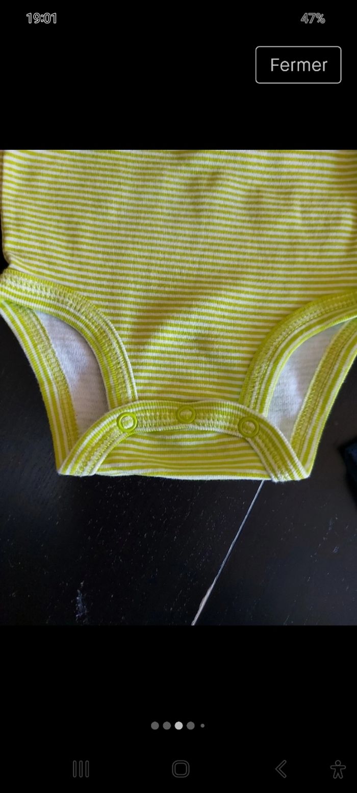 Lot 3 body carters 0/3 mois garçon - photo numéro 3