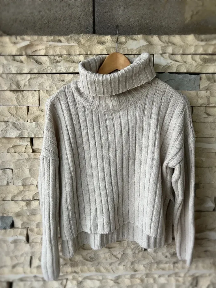 Pull col roulé vintage - Taille XS - Chic & Intemporel - photo numéro 3