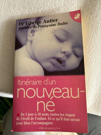 Livre itinéraire d’un nouveau-né