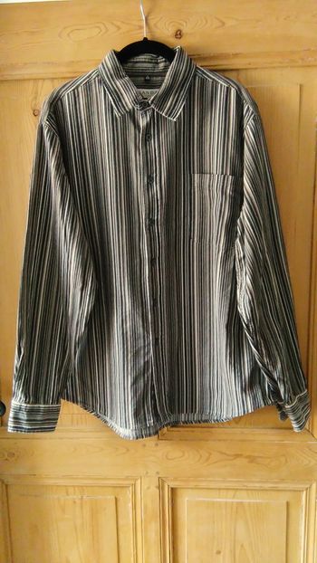 Chemise velours côtelé grise CANDA collection C&A
