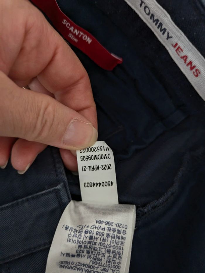 Pantalon marine - Tommy Hilfiger - taille 38 - photo numéro 8