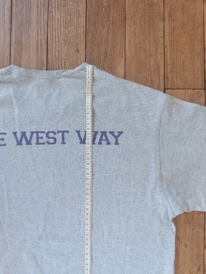 T-shirt universitaire football cherry hill west gris Taille M - photo numéro 4