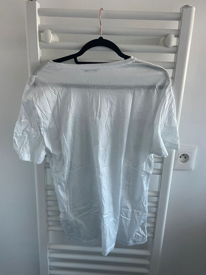 Teeshirt blanc - zara - taille L - photo numéro 3