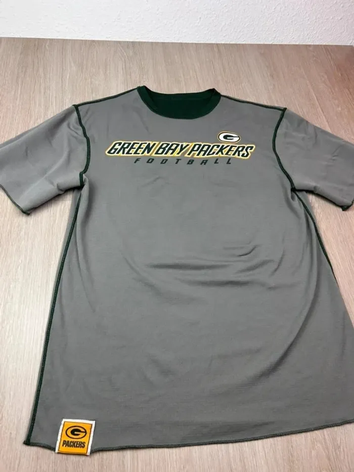 Maillot NFL Green Bay Packers Aaron Rodgers #12 Réversible - Taille M (73x48cm) - photo numéro 10