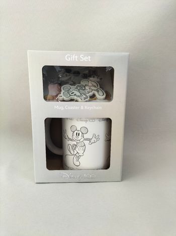 Coffret Mickey - Mug, porte clé et dessous de verre - Disney - Neuf 