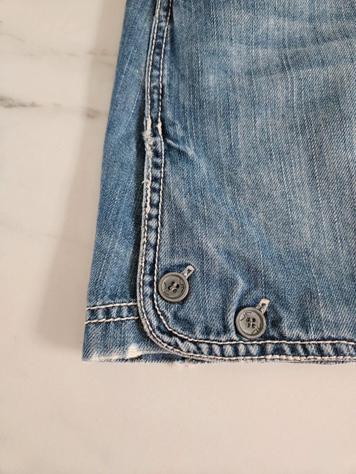 Okaïdi jupe en jeans 12 ans - photo numéro 3