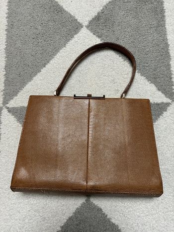 Sac à main en cuir vintage