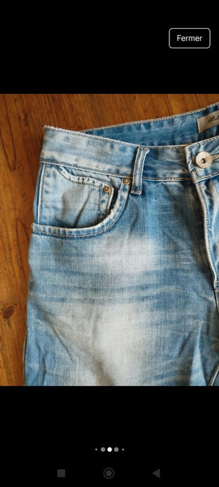 Bermuda jean homme B&J  taille P - photo numéro 5