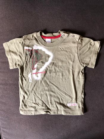 Tee shirt kaki 12m
