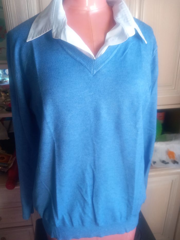 Pull avec col de chemise H&L fashion