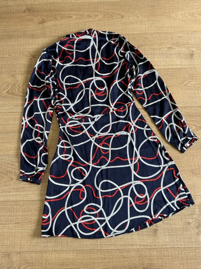 Robe bleue marine et imprimée Morgan taille 36 jamais portée - photo numéro 7