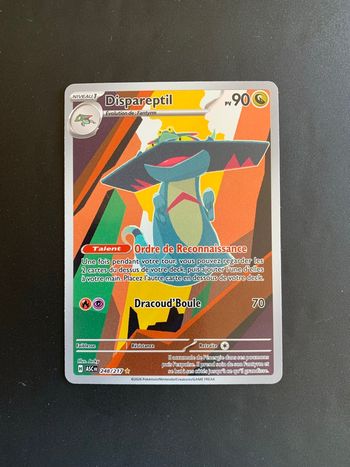 Carte Pokemon Dispareptil AR 248/217