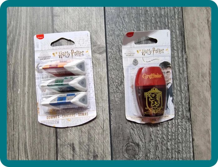 Lot fournitures Harry Potter