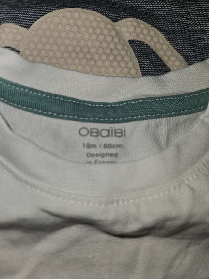 Lot 2 t-shirt obaibi - photo numéro 3