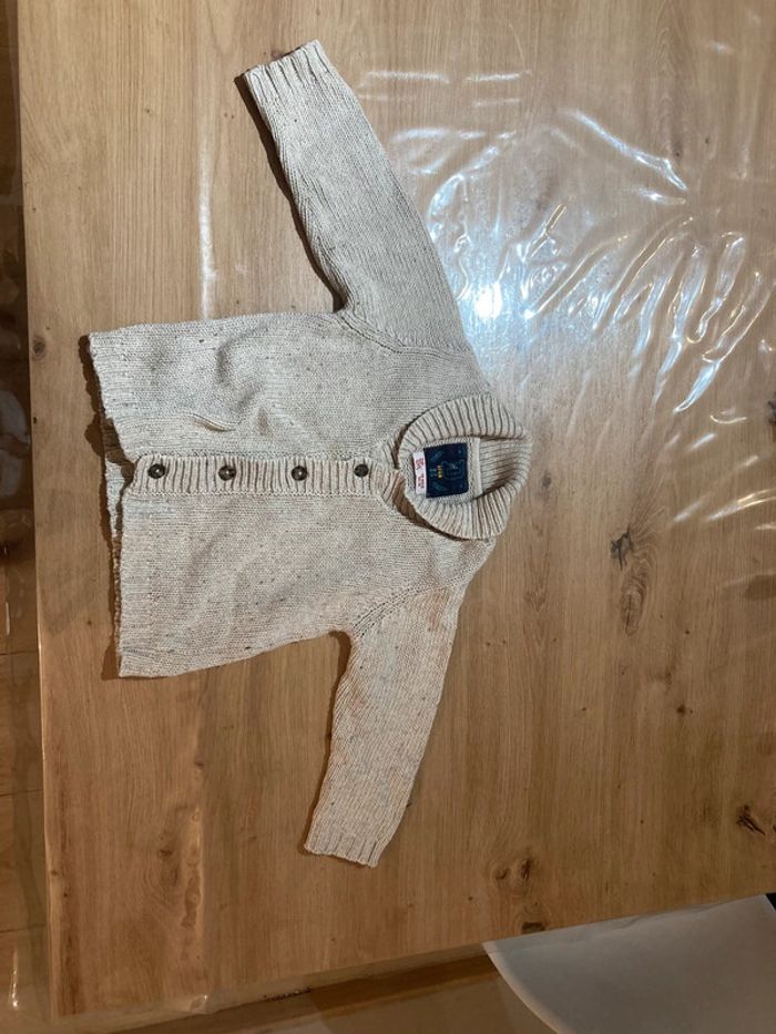Gilet beige 18 mois marque DPAM