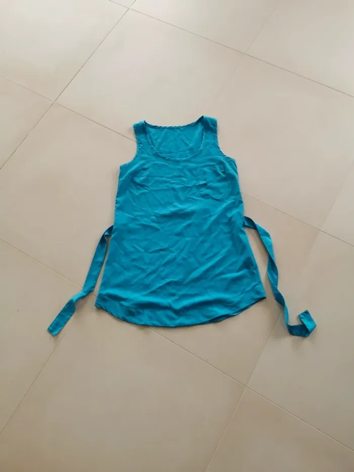 Tunique longue sans manches taille 38