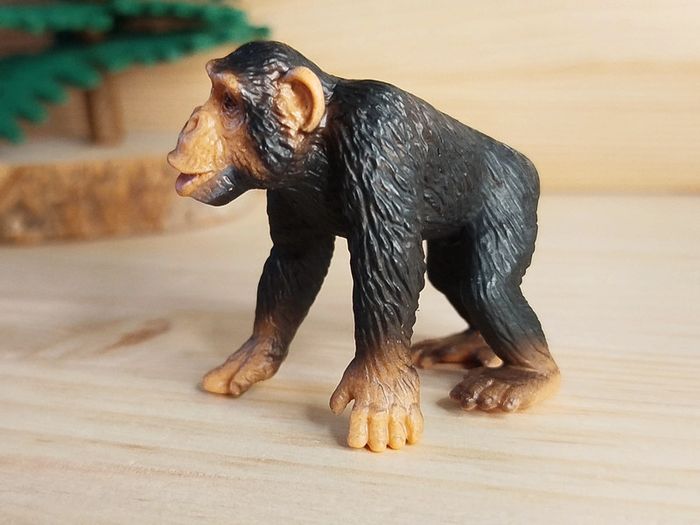 Schleich singe chimpanzé Figurine animal de la savane - photo numéro 3