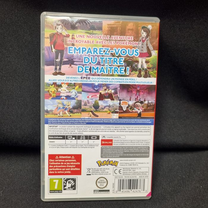 Pokemon Sword Switch Comme Neuf - photo numéro 3