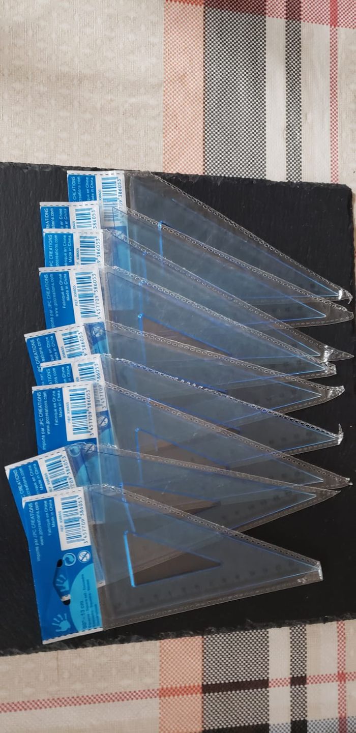 Equerres incassables  School Days   Lot de 9 - photo numéro 2