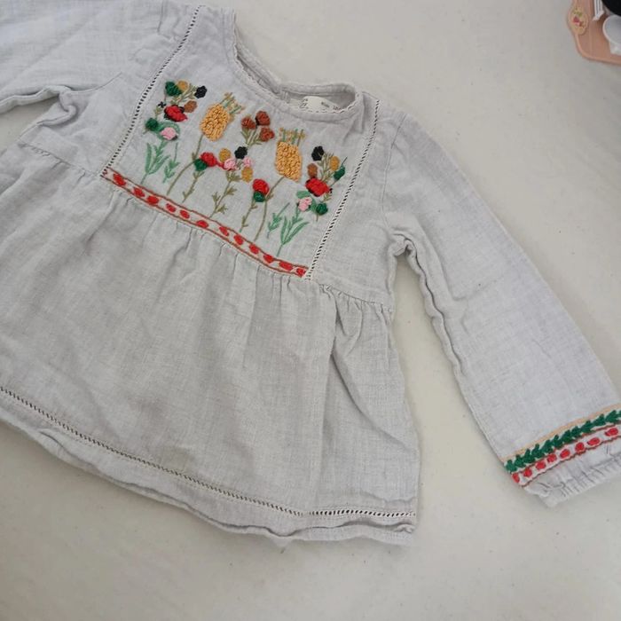 Blouse zara 18/24m - photo numéro 3