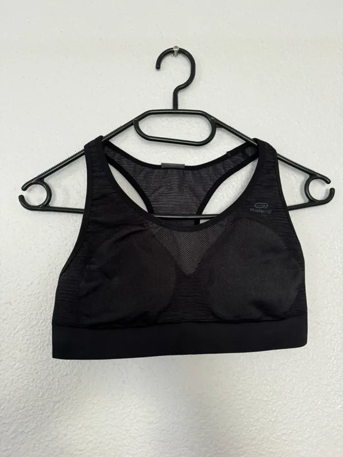 Brassière de sport noire