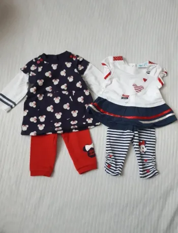 Lot de 2 ensembles Minnie Disney 3 mois