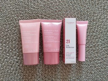 🪷 Lot Crèmes Multi Active Jour et Nuit + Lip Perfector CLARINS - Neufs ⭐