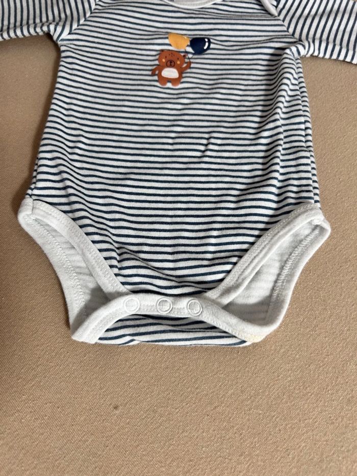 Lot body bodies garçon manches longues ours ourson - photo numéro 7