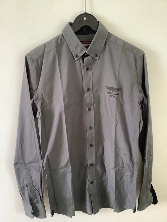 Chemise grise Hackett aston martin racing taille S - photo numéro 2