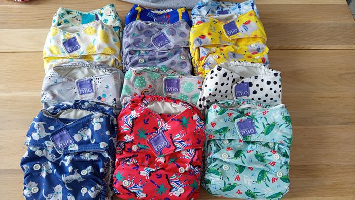Lot 13 couches lavables + 16 inserts