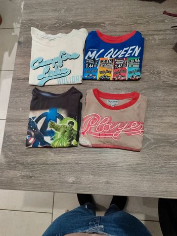 Lot T shirt manches courtes