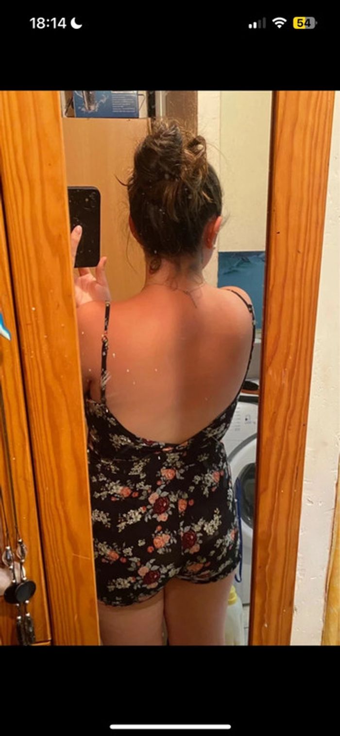 Combi short à fleur - photo numéro 3