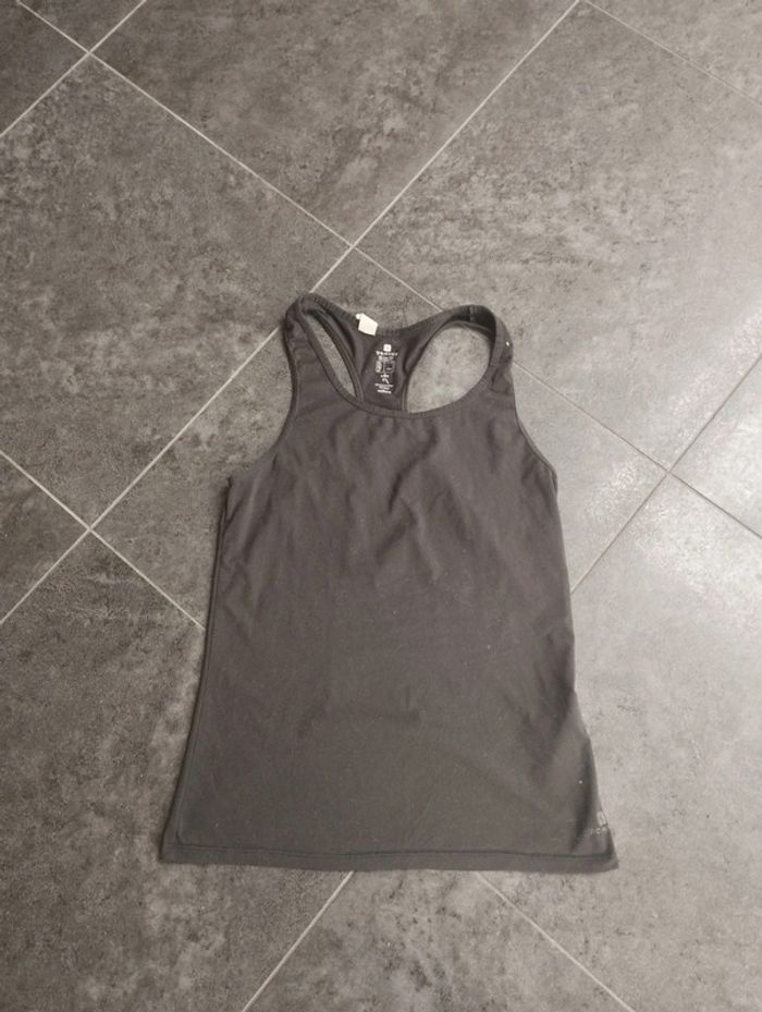 Débardeur noir de sport Domyos taille 40