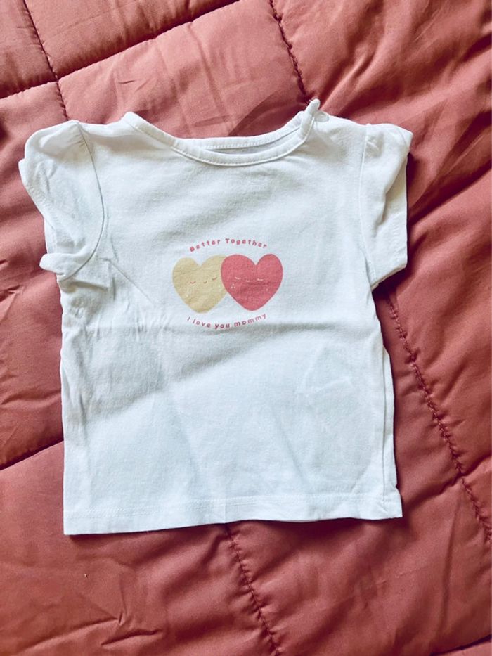 Lot de deux tee-shirt- Taille 3 mois-Kiabi et Obaïbi - photo numéro 4