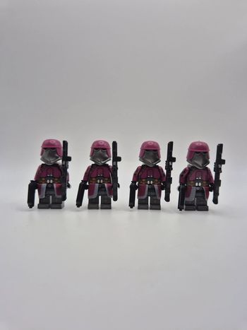 Figurines type lego 4 clones de la Nova corps marine star wars