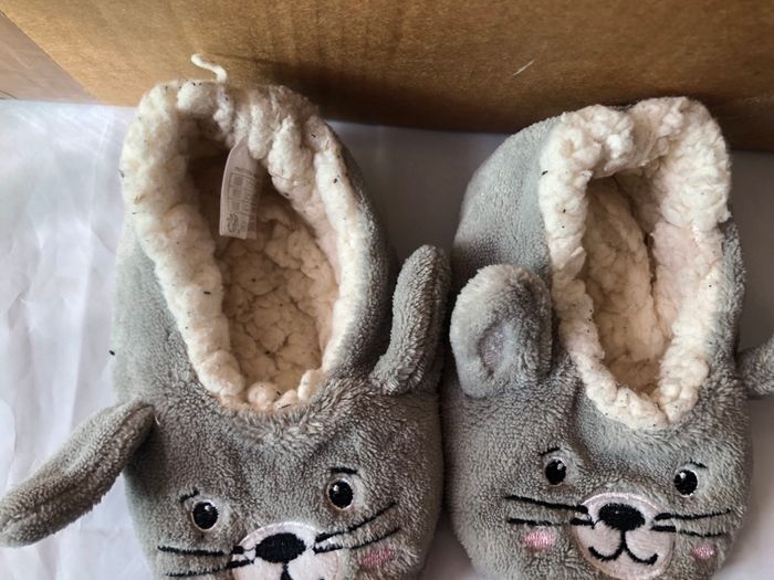 Chausson gris chat Atmosphera T28/29 - photo numéro 2