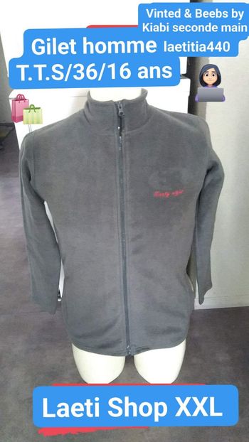 Gilet 16 ans garçon