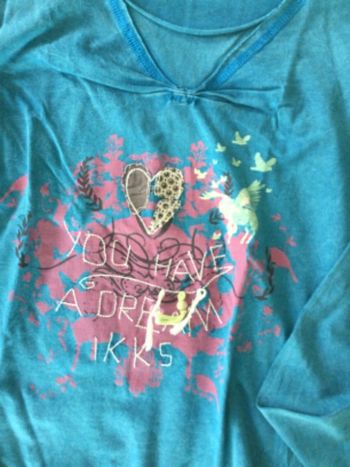 teeshirt  tee-shirts ikks 8 ans manches longues tbe